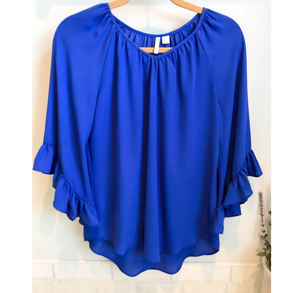 Royal Blue Blouse NWOT